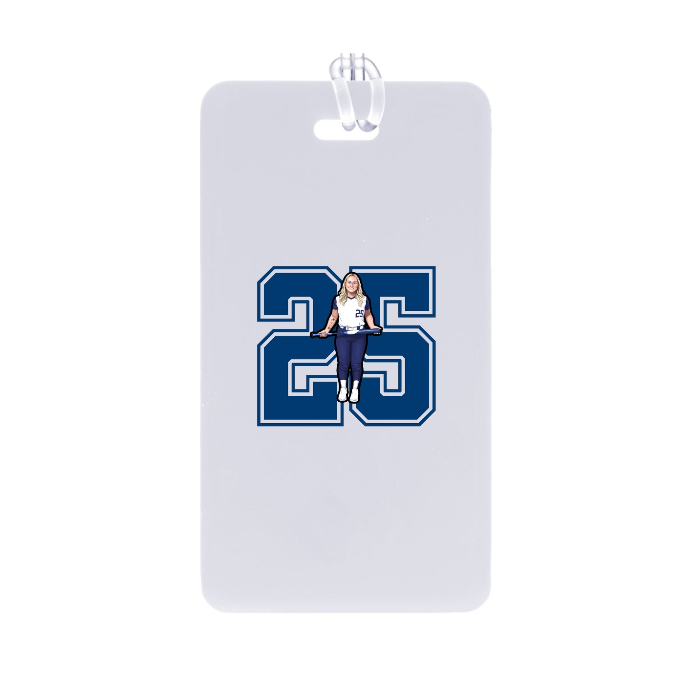 Bag Tag — Number in Classic