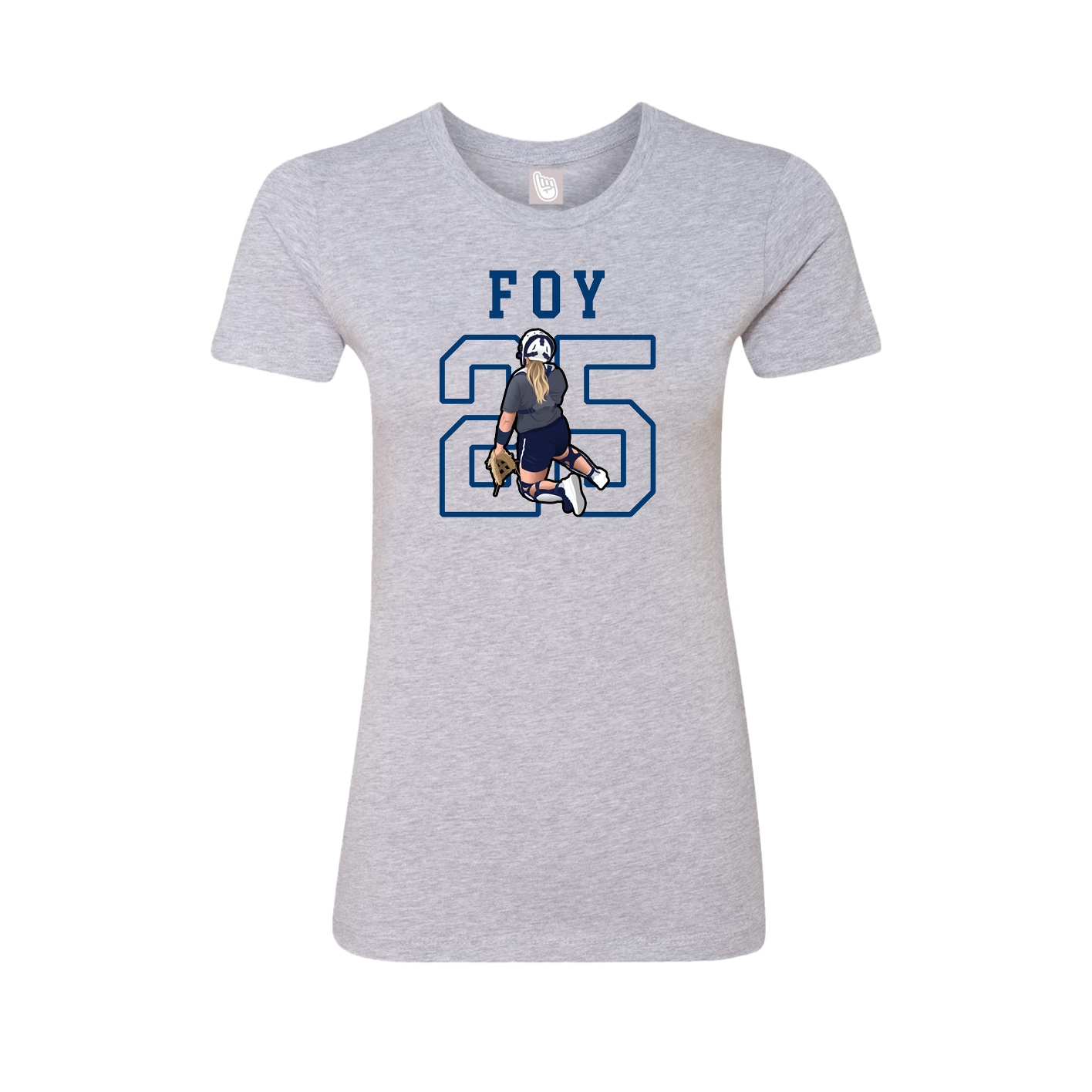 Fitted Women's Tee — Shirsey in Grey