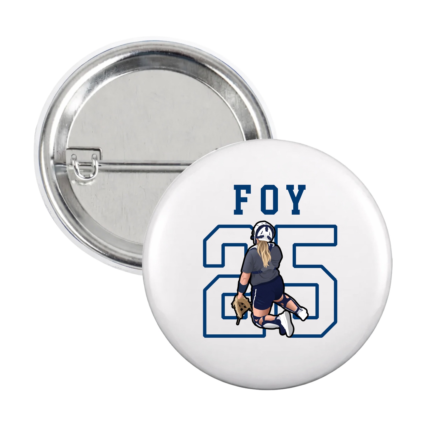 Game Day Button — Shirsey in White