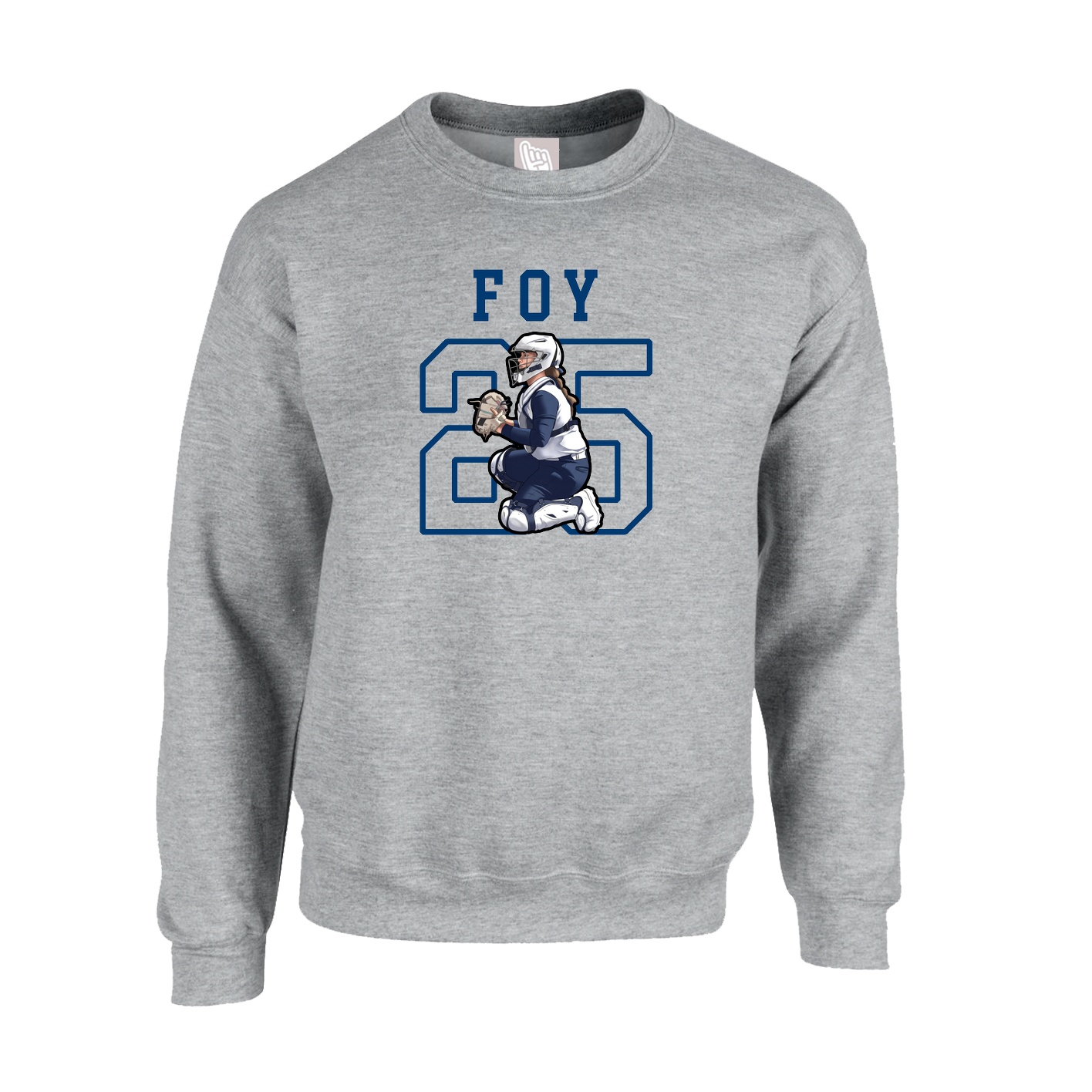 Fleece Crew — Shirsey in Grey