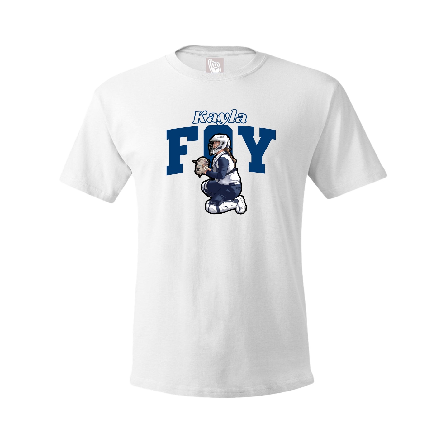 Tee — Name Arch in White