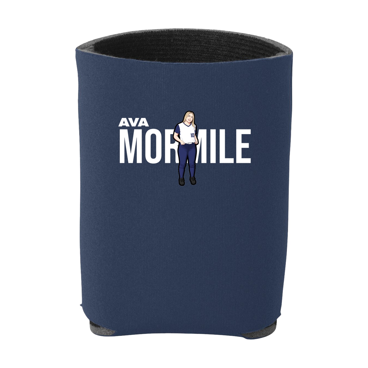Can Holder — Player Name in Navy