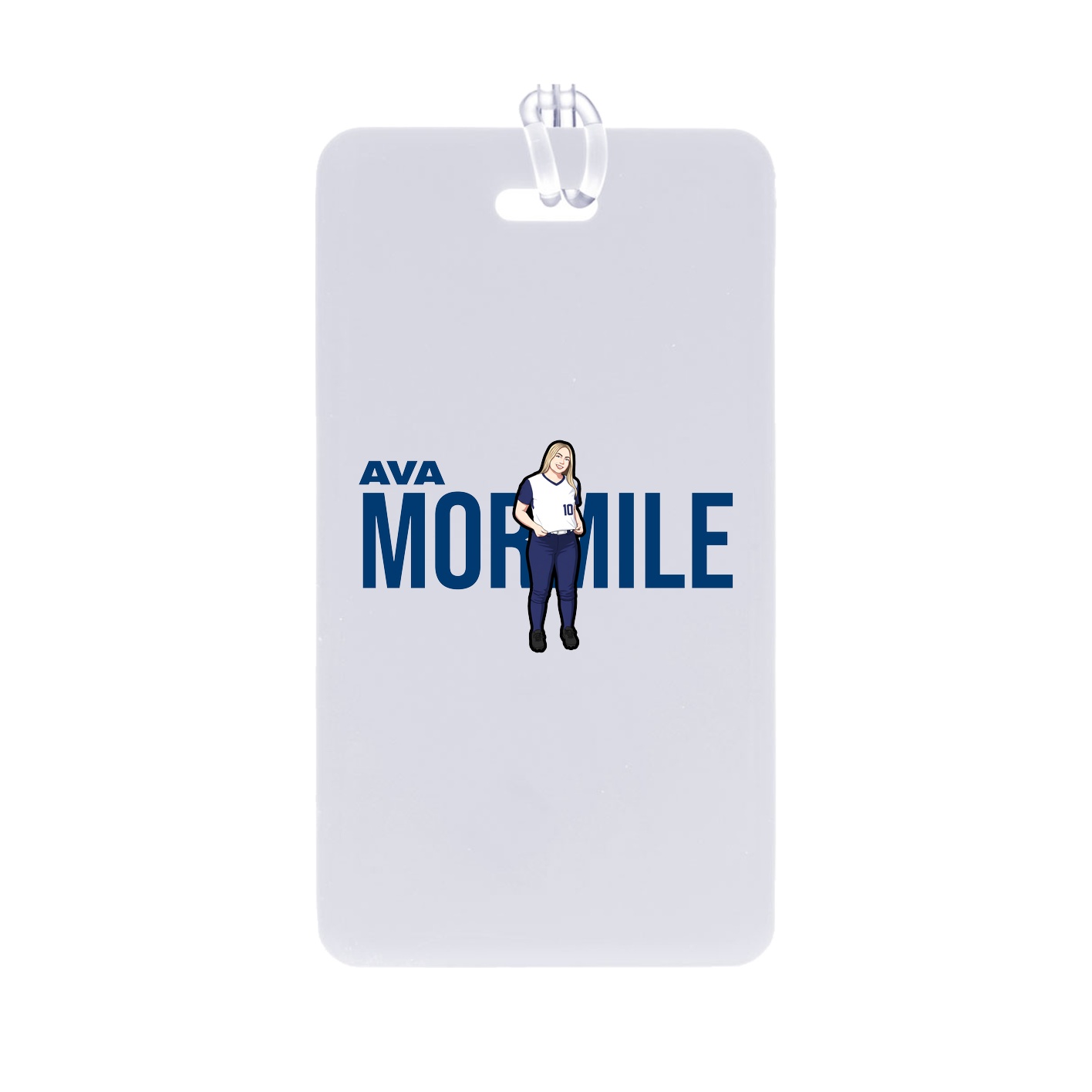 Bag Tag — Player Name in Classic