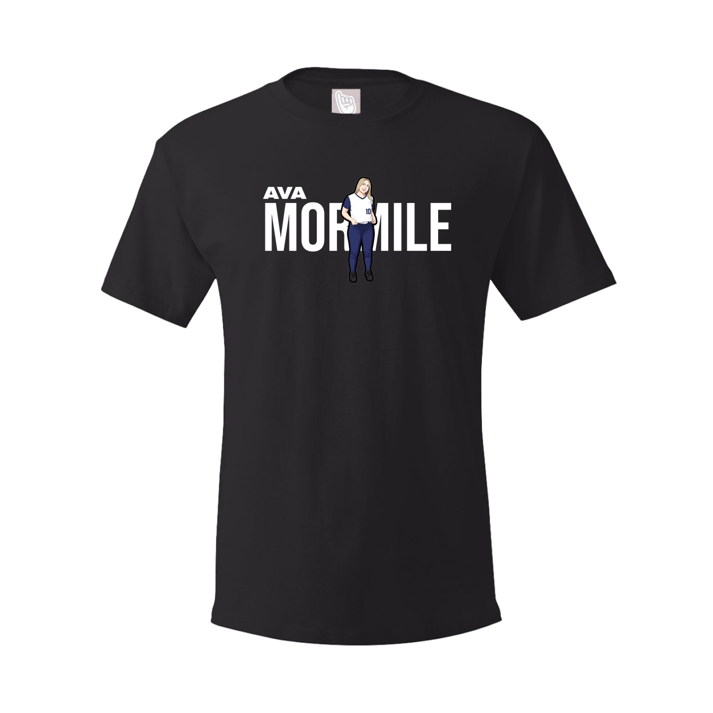 Youth Tee — Player Name in Black