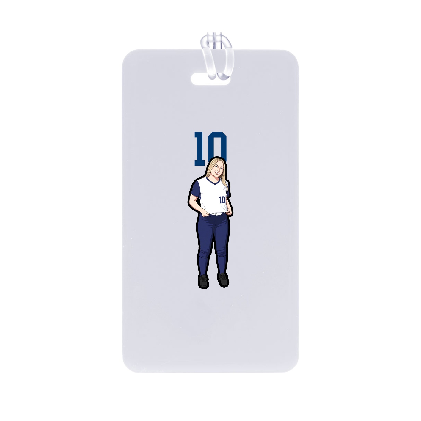 Bag Tag — Number Top in Classic