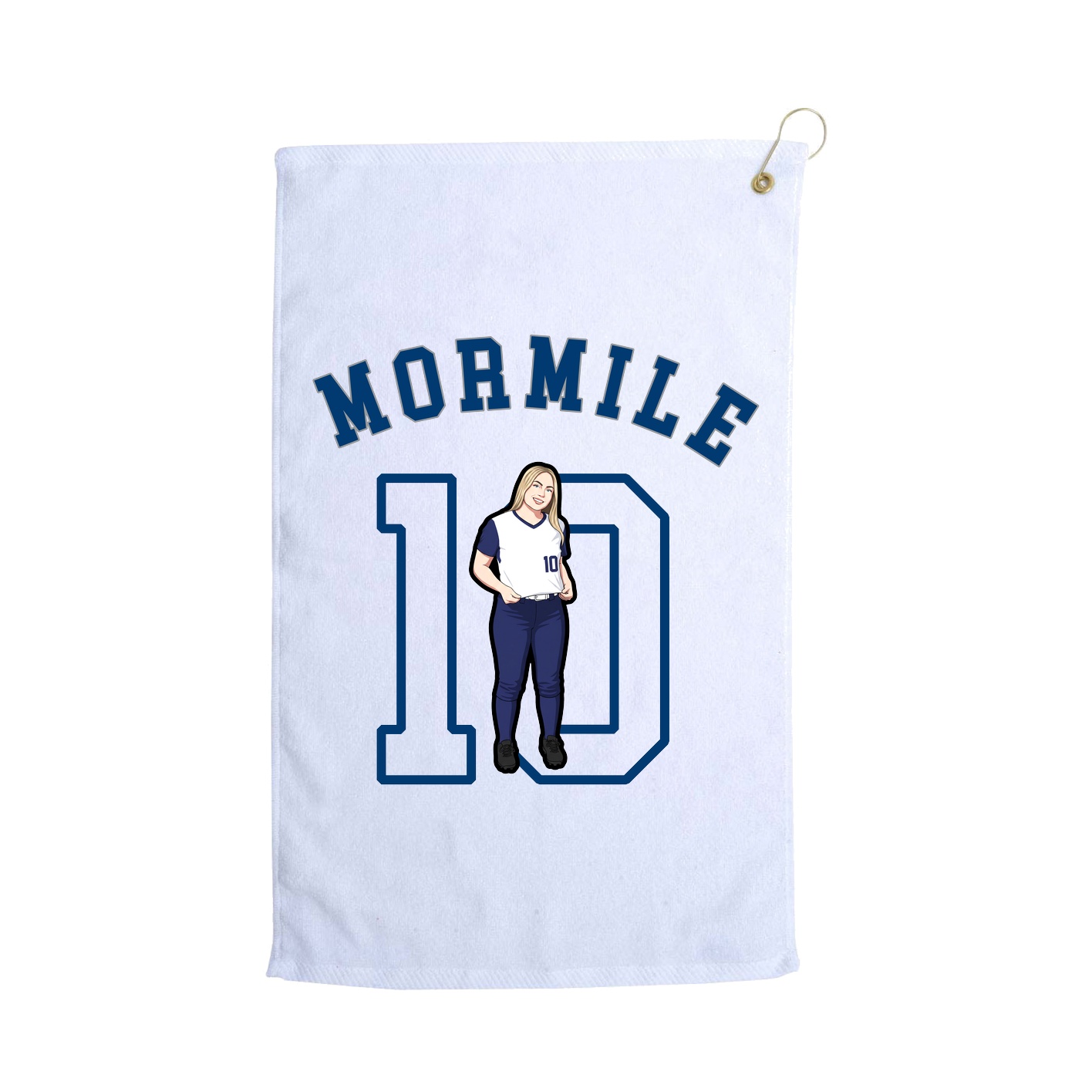 Golf Towel — Shirsey Arch in White