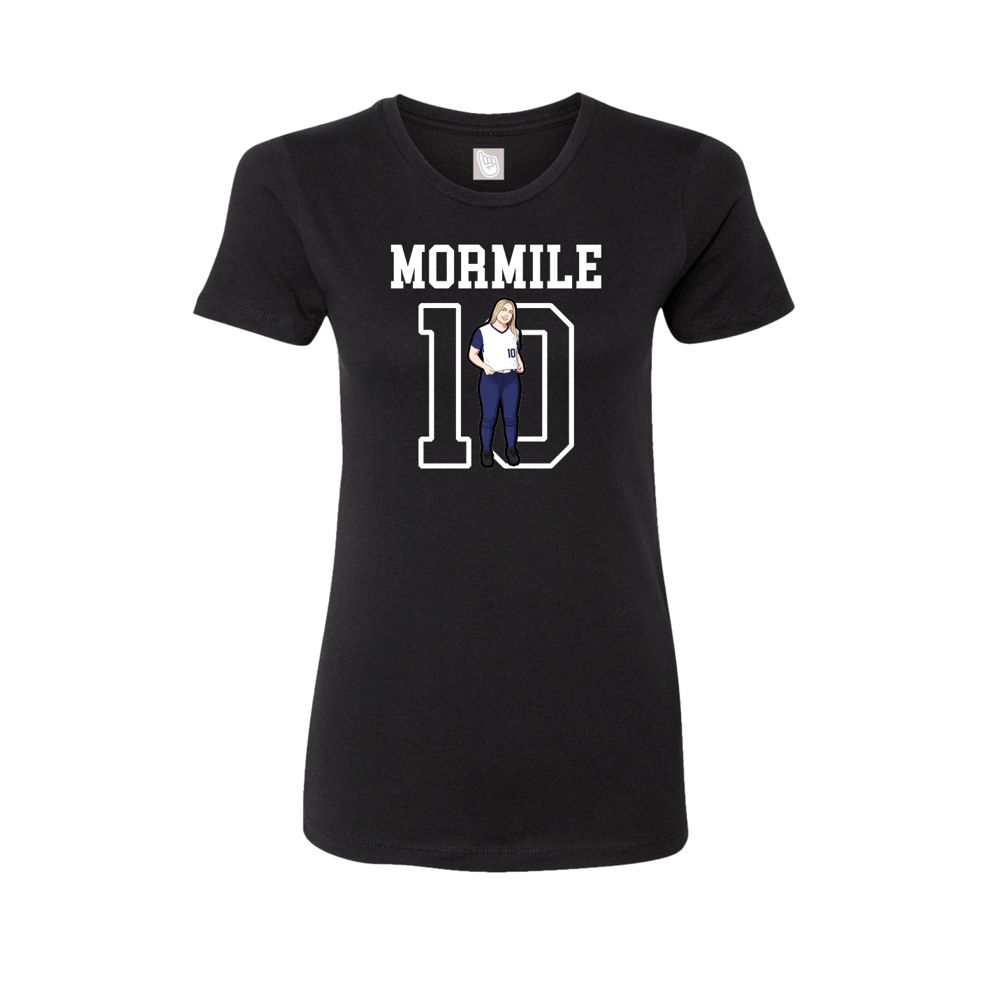Fitted Women's Tee — Shirsey in Black