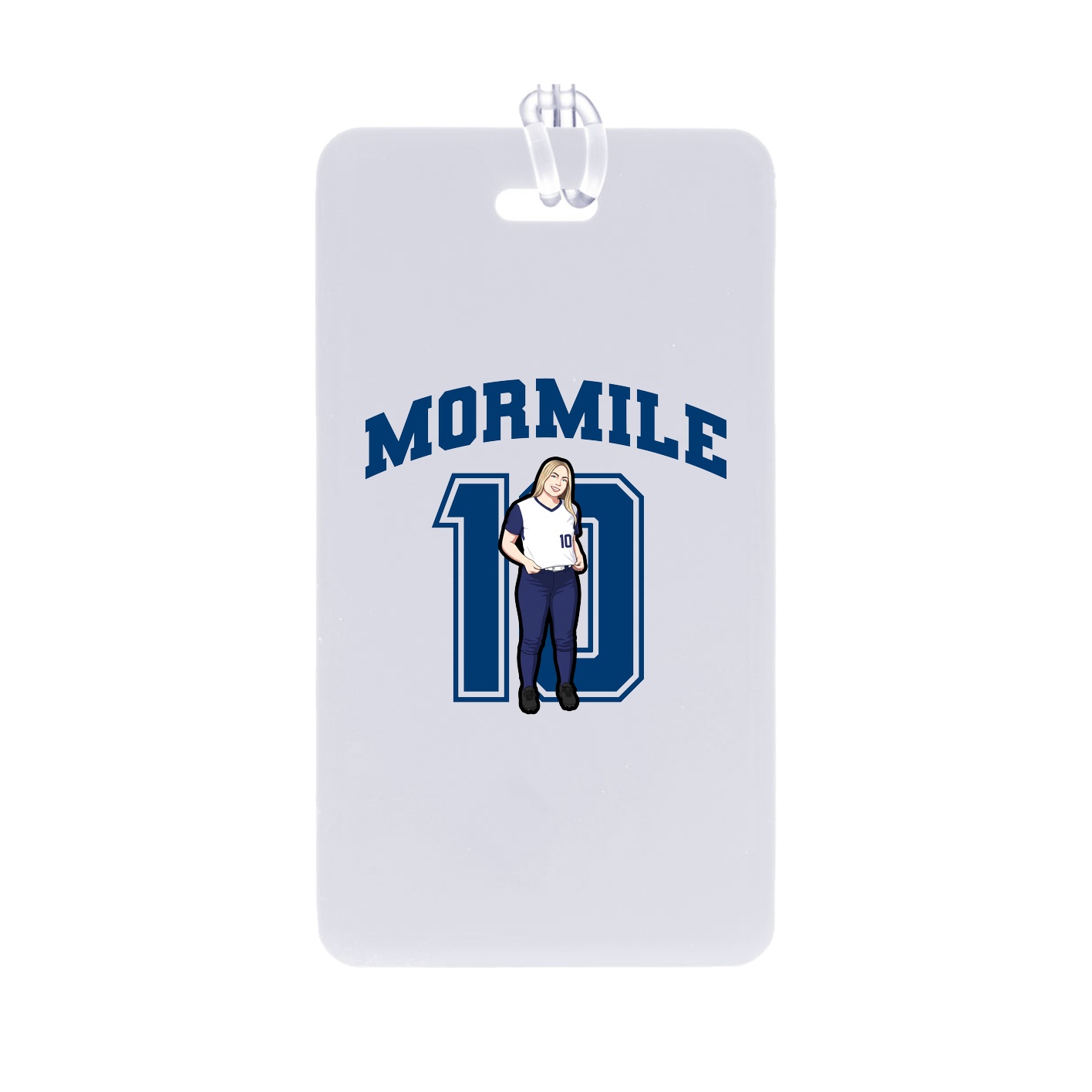 Bag Tag — Number in Classic