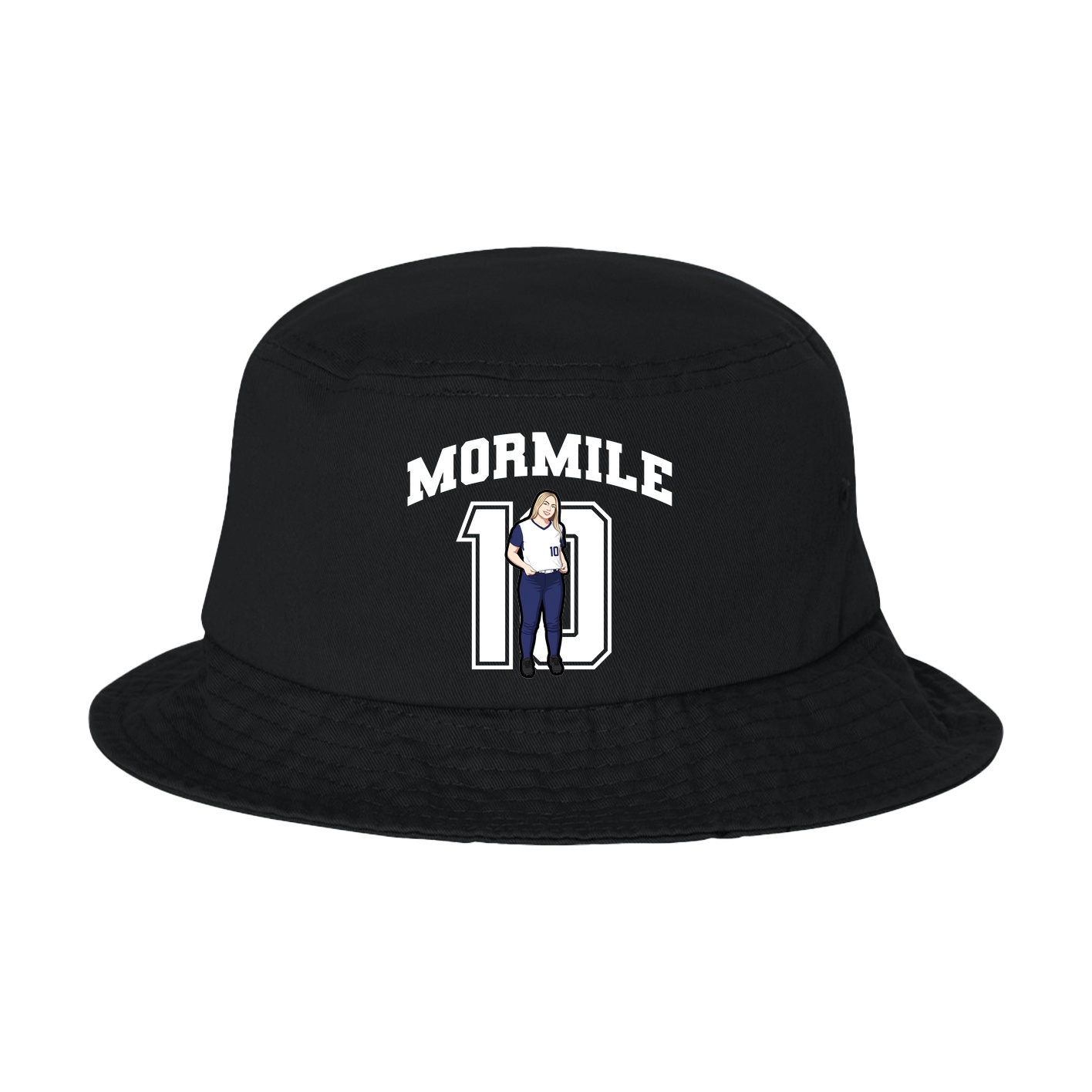 Bucket Cap — Number in Black