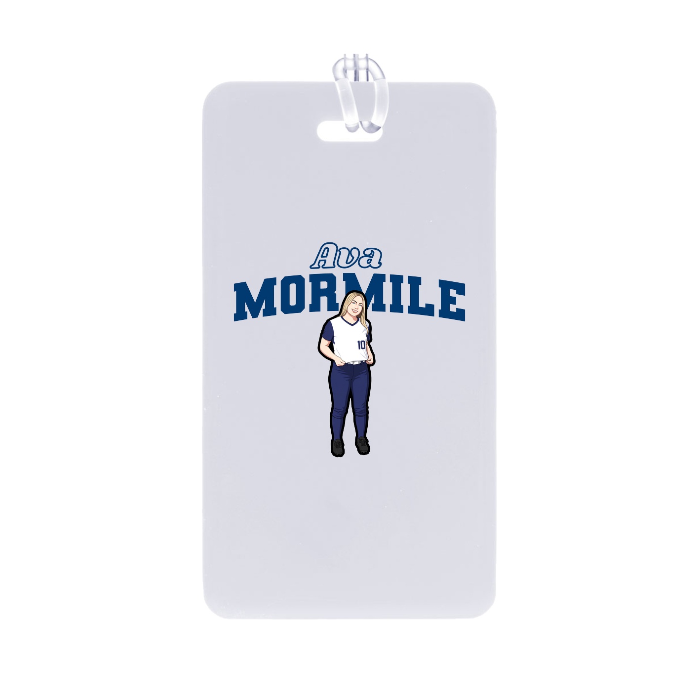 Bag Tag — Name Arch in Classic