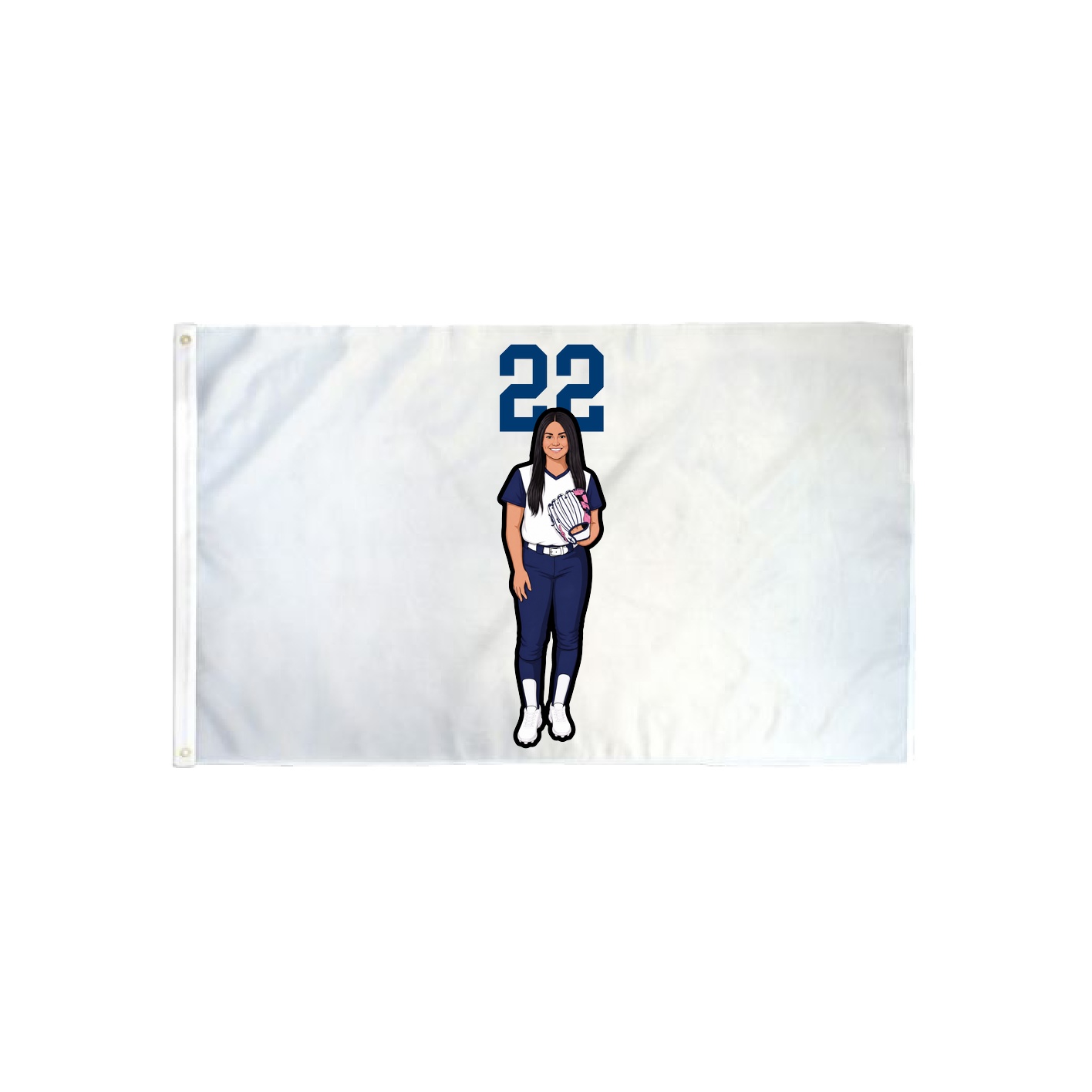 3x5 Flag — Number Top in Classic