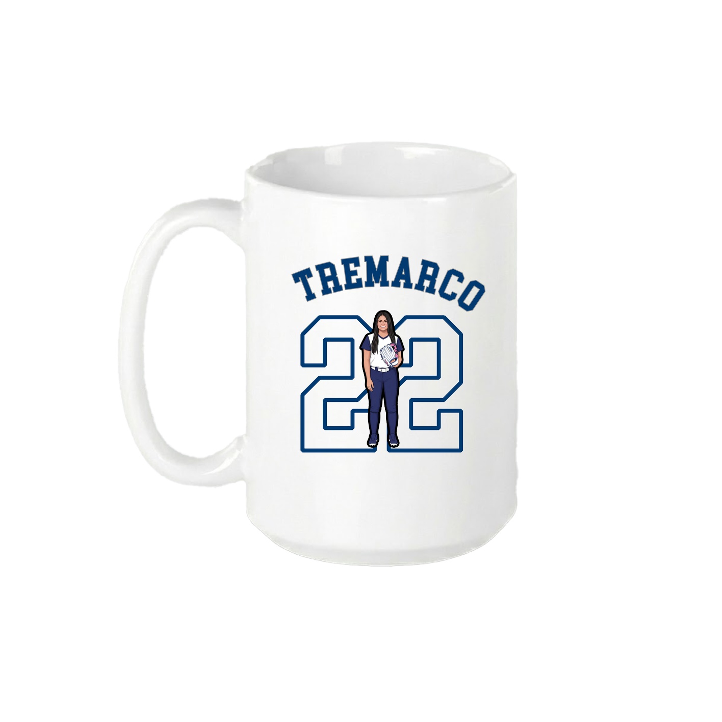 15oz Coffee Mug — Shirsey Arch in White