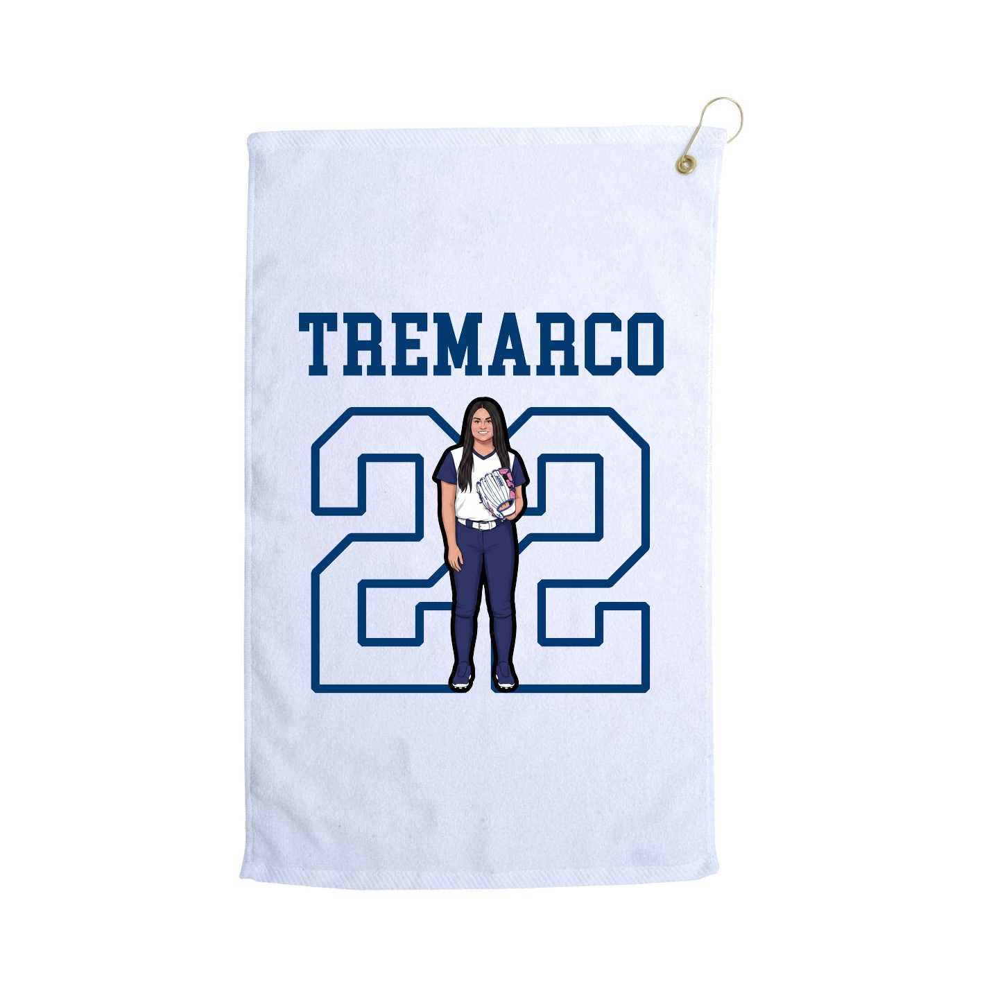 Golf Towel — Shirsey in White