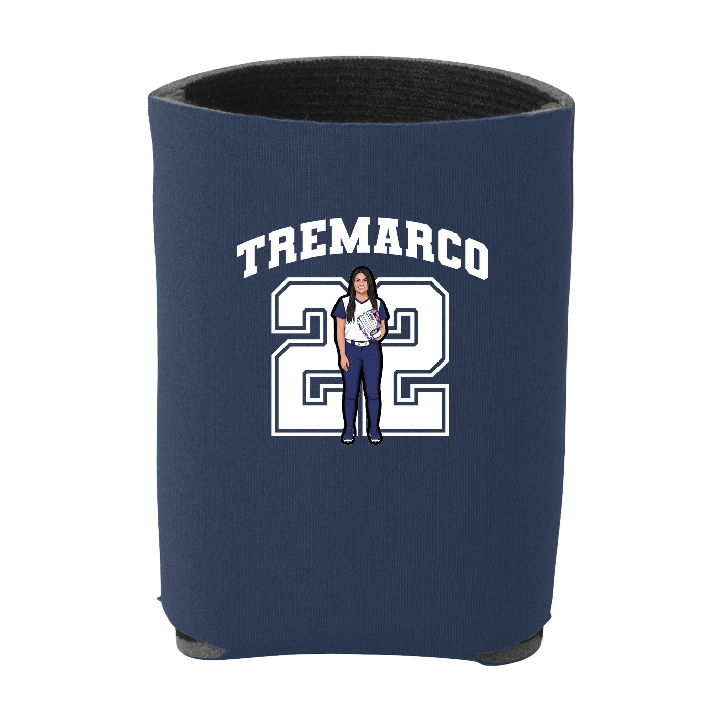 Can Holder — Number in Navy