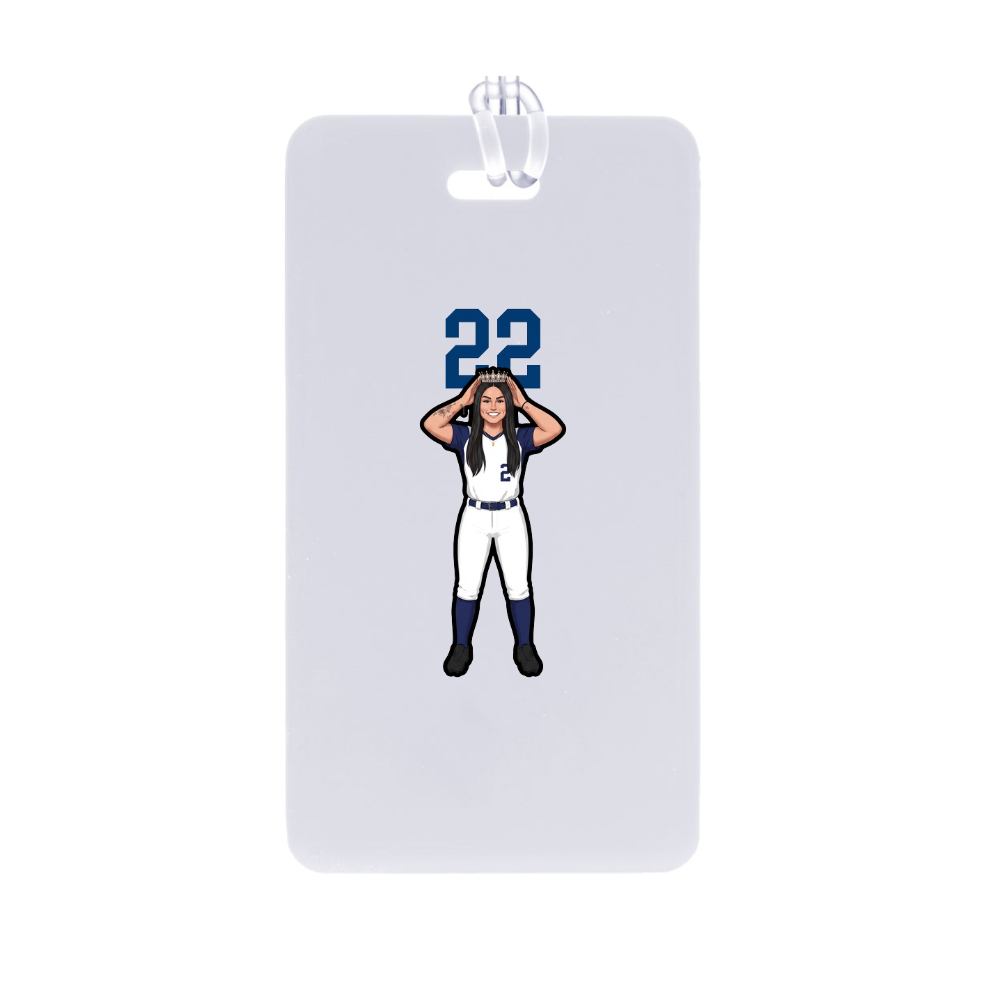 Bag Tag — Number Top in Classic