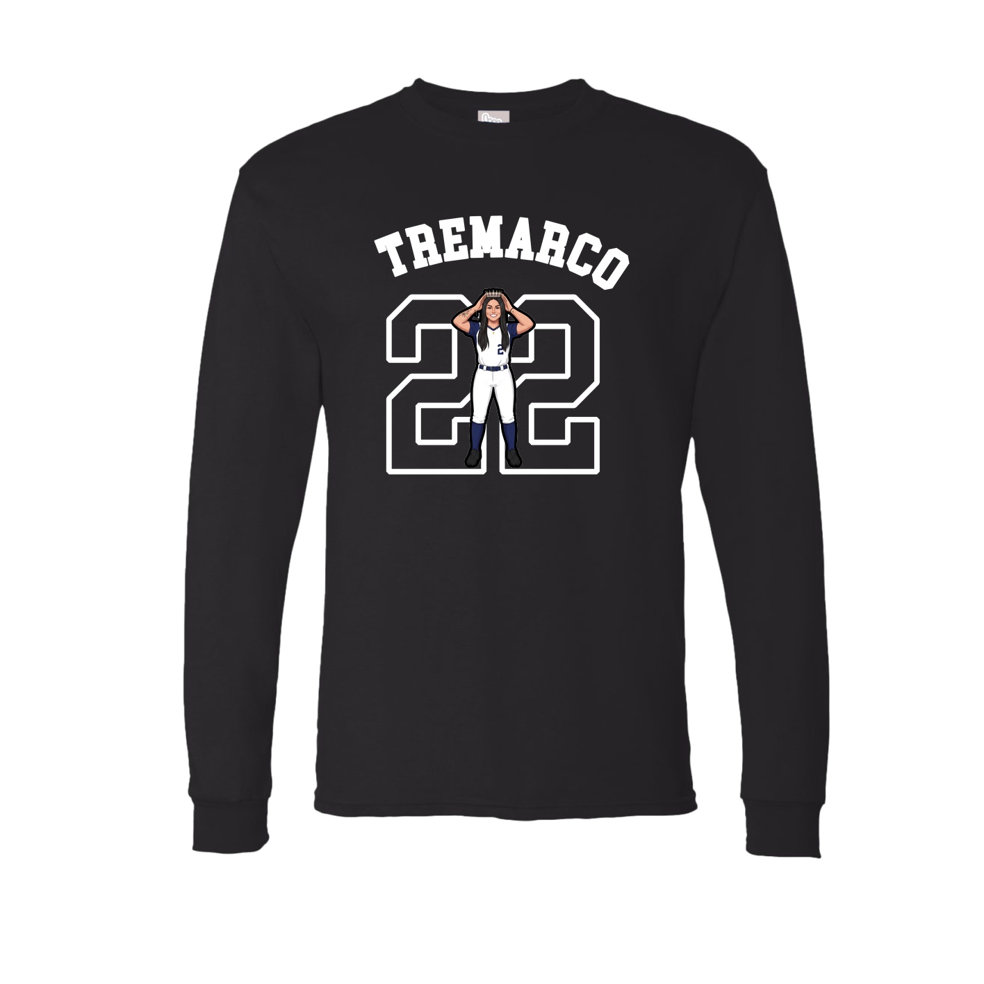 Long Sleeve Tee — Shirsey Arch in Black