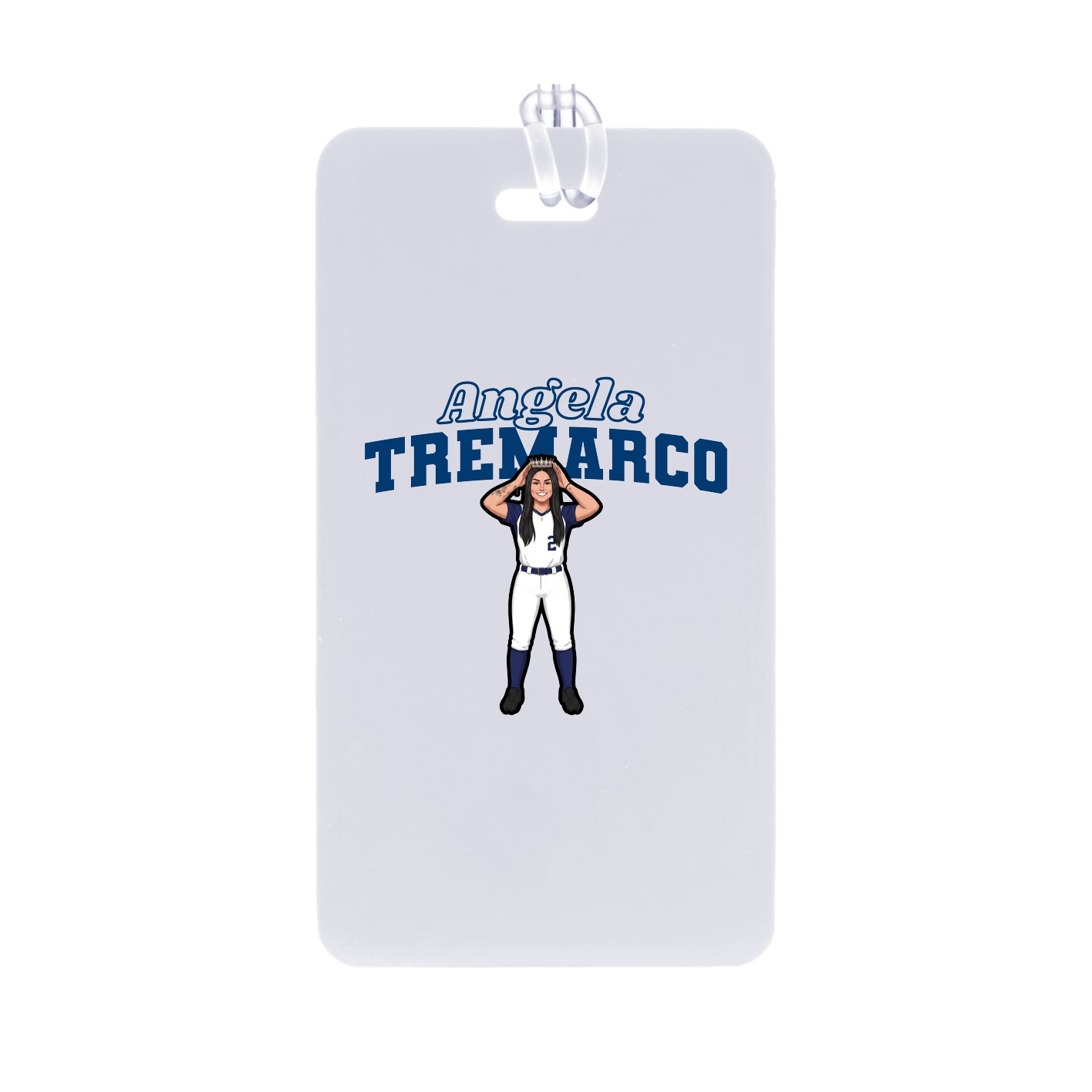 Bag Tag — Name Arch in Classic