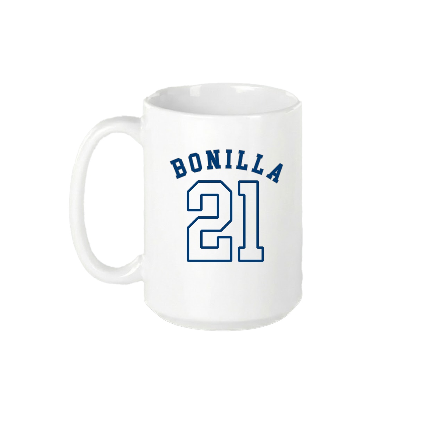 15oz Coffee Mug — Shirsey Arch in White