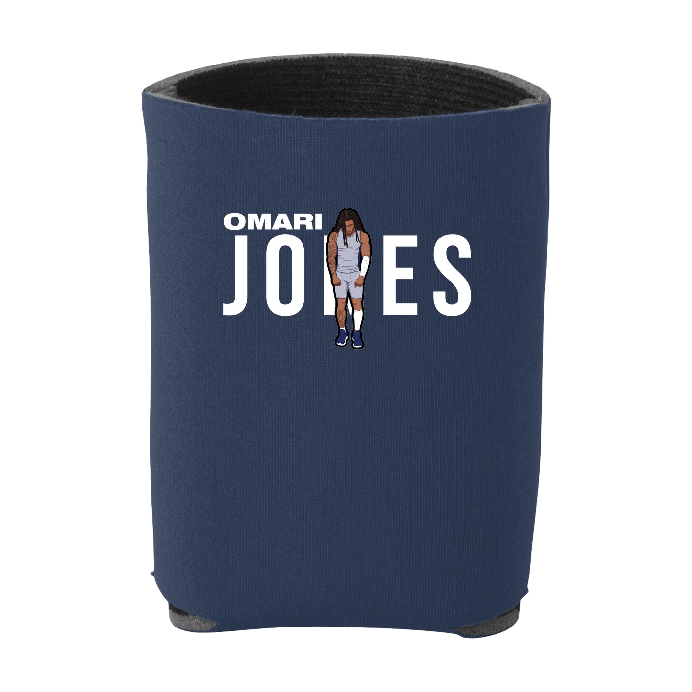 Can Holder — Player Name in Navy
