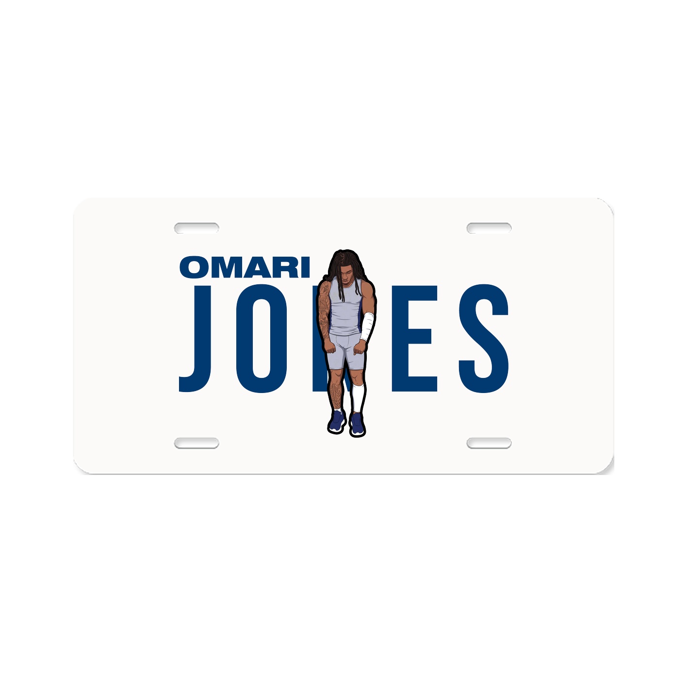 License Plate — Player Name in Classic