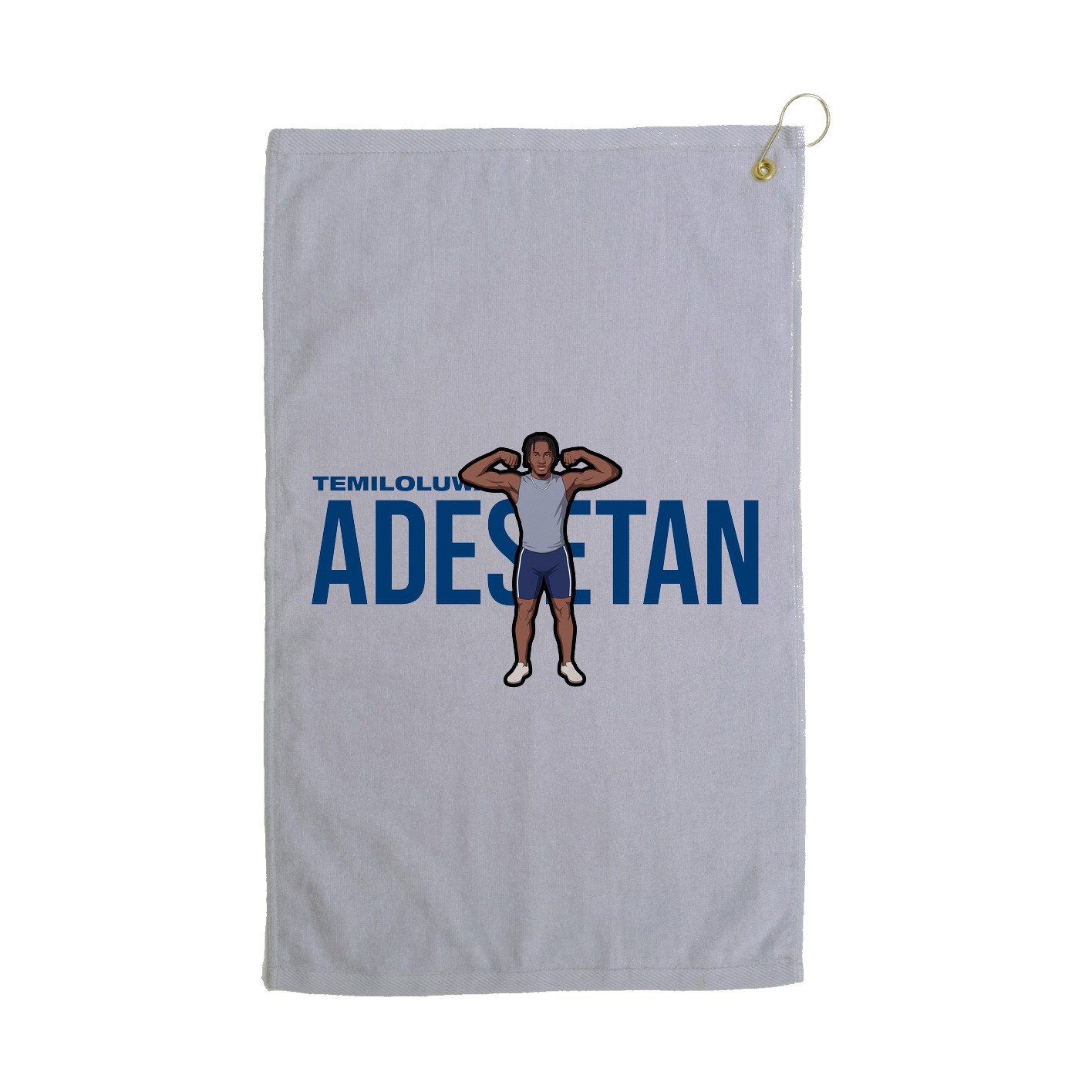 Golf Towel — Player Name in Grey