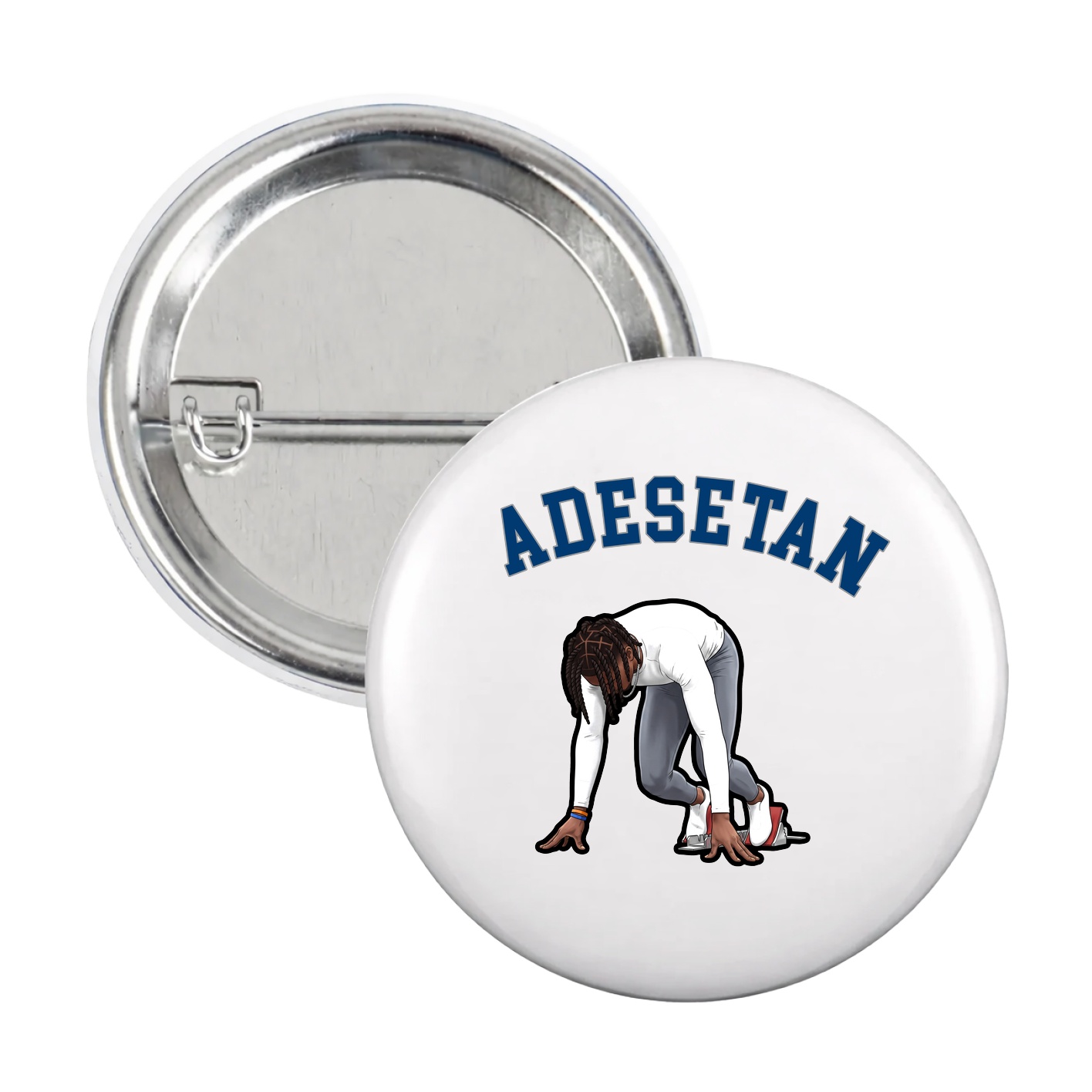 Game Day Button — Shirsey Arch in White
