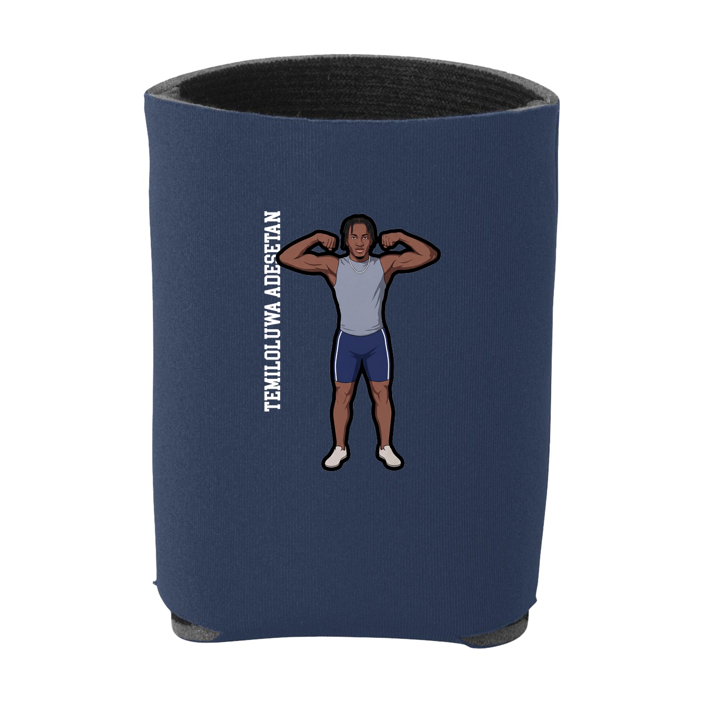 Can Holder — Name Vertical in Navy