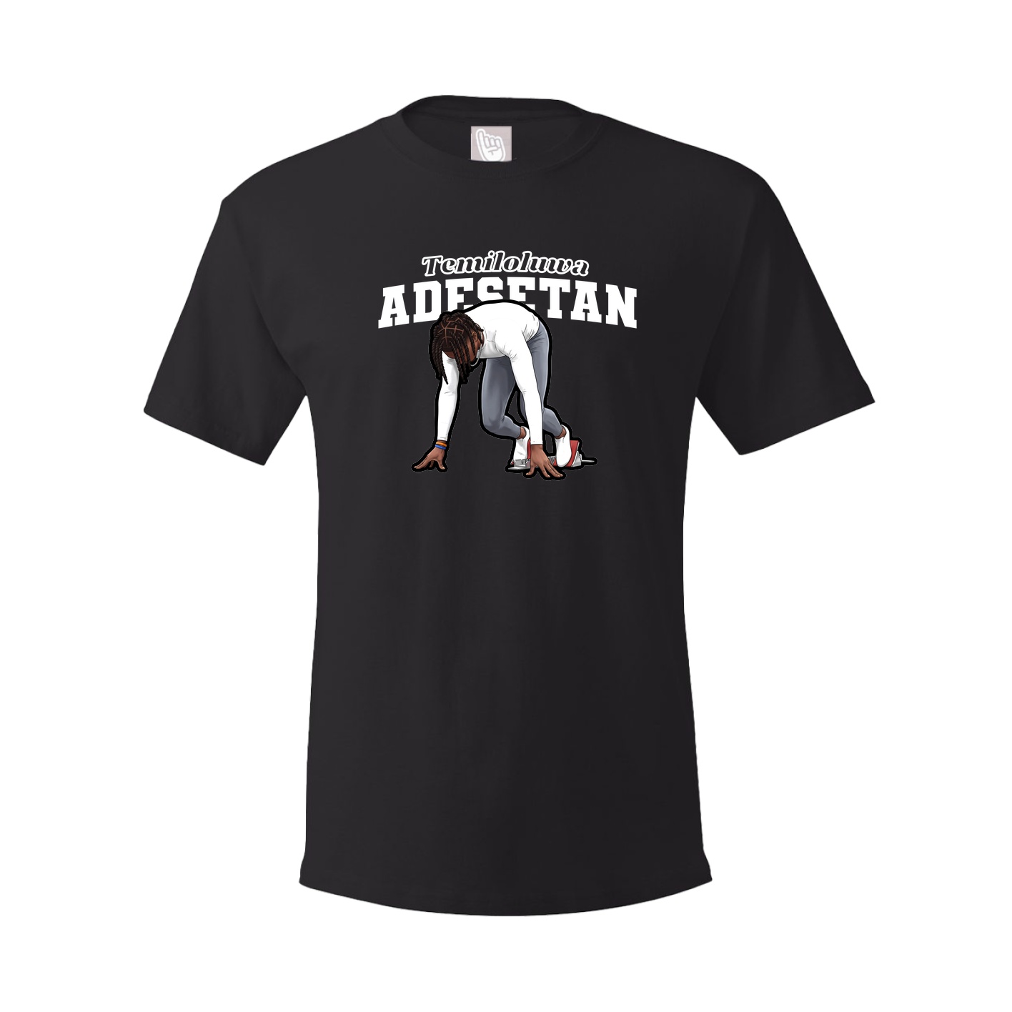 Youth Tee — Name Arch in Black