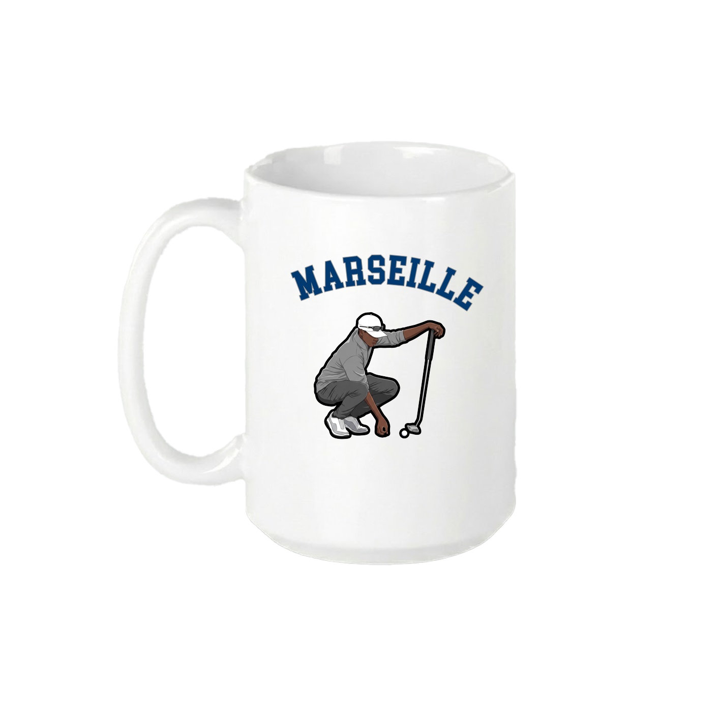 15oz Coffee Mug — Shirsey Arch in White