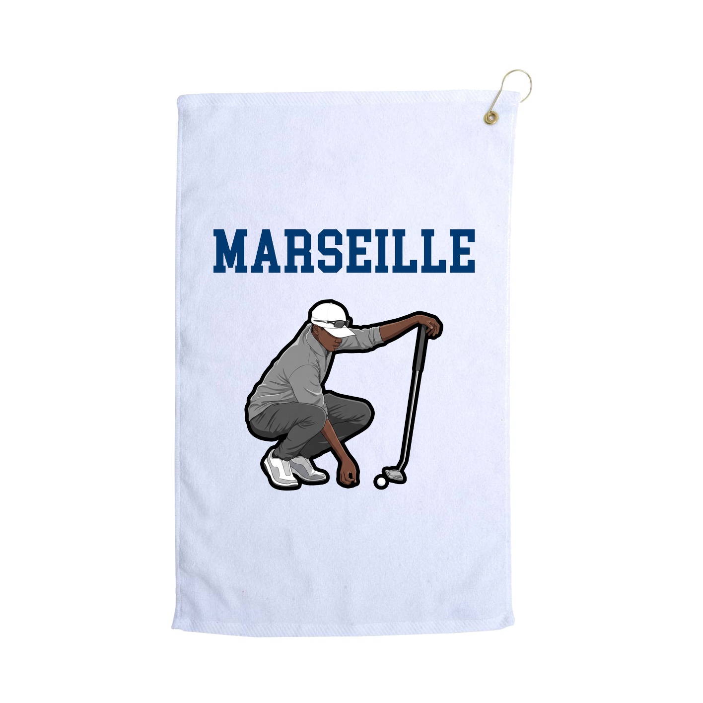 Golf Towel — Shirsey in White