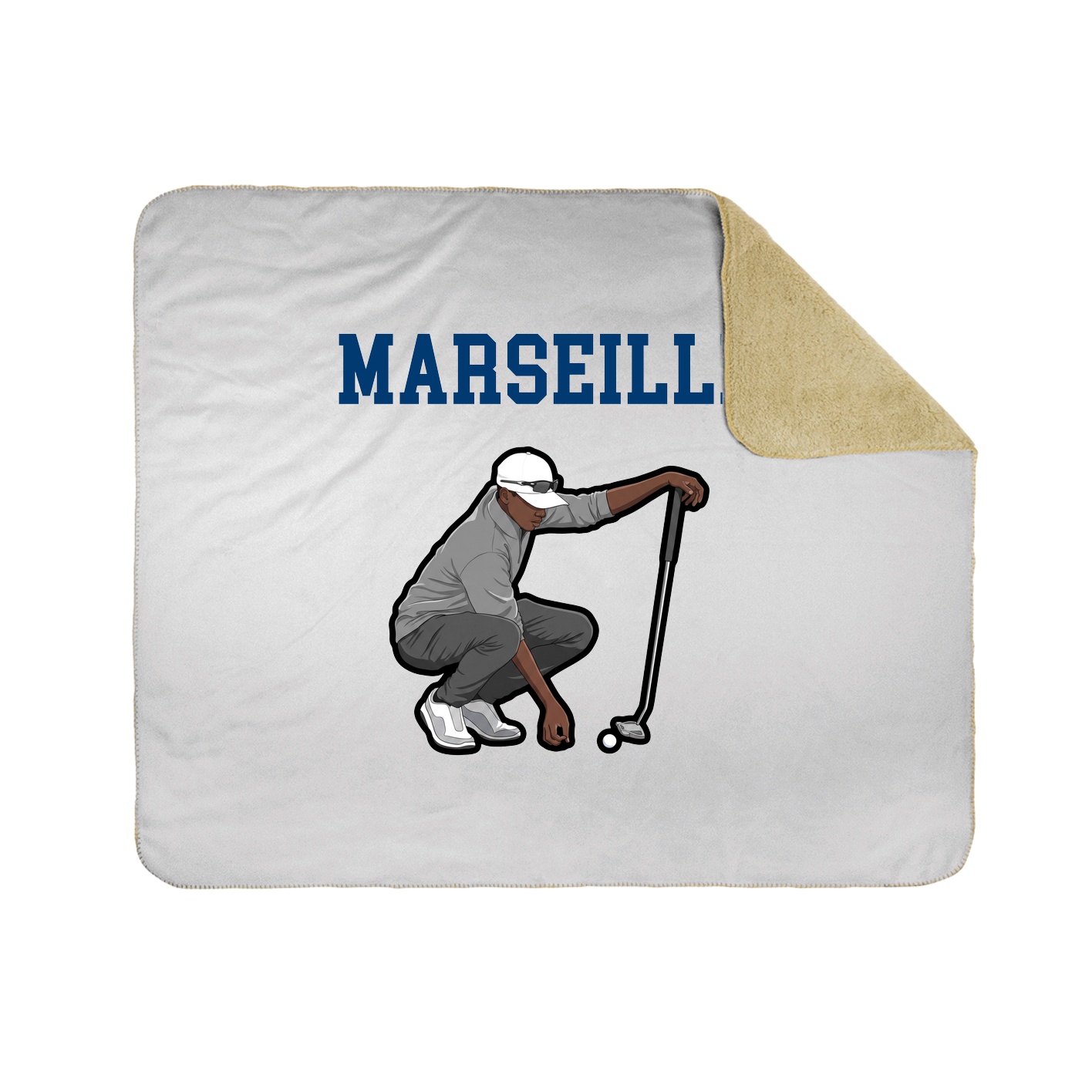 Throw Blanket — Shirsey in White