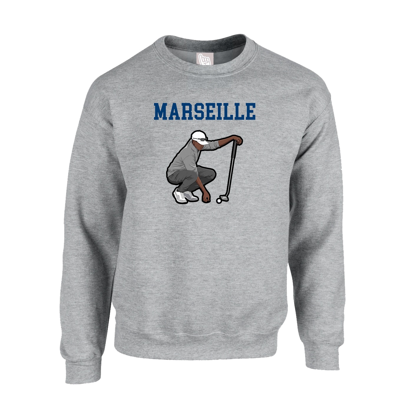 Fleece Crew — Shirsey in Grey