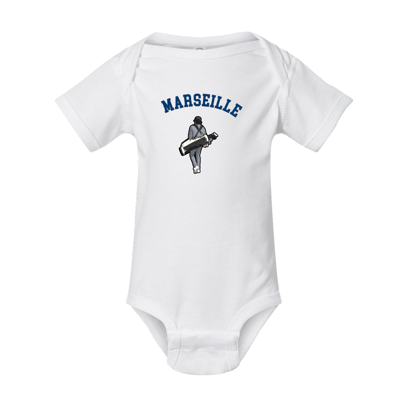 Baby Onesie — Shirsey Arch in White