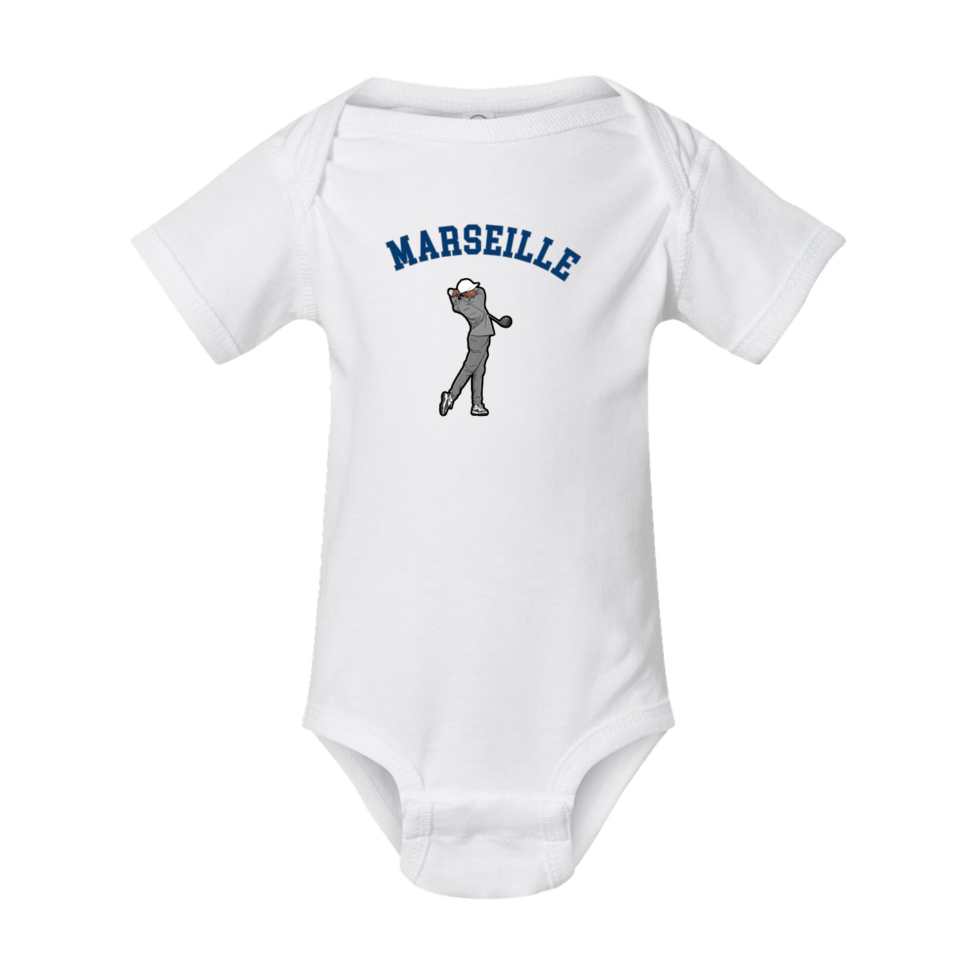 Baby Onesie — Shirsey Arch in White