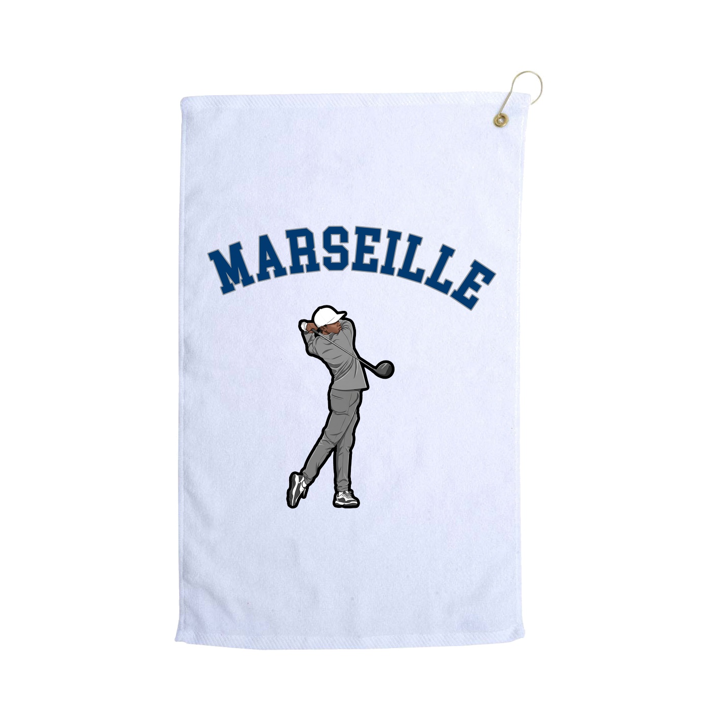 Golf Towel — Shirsey Arch in White