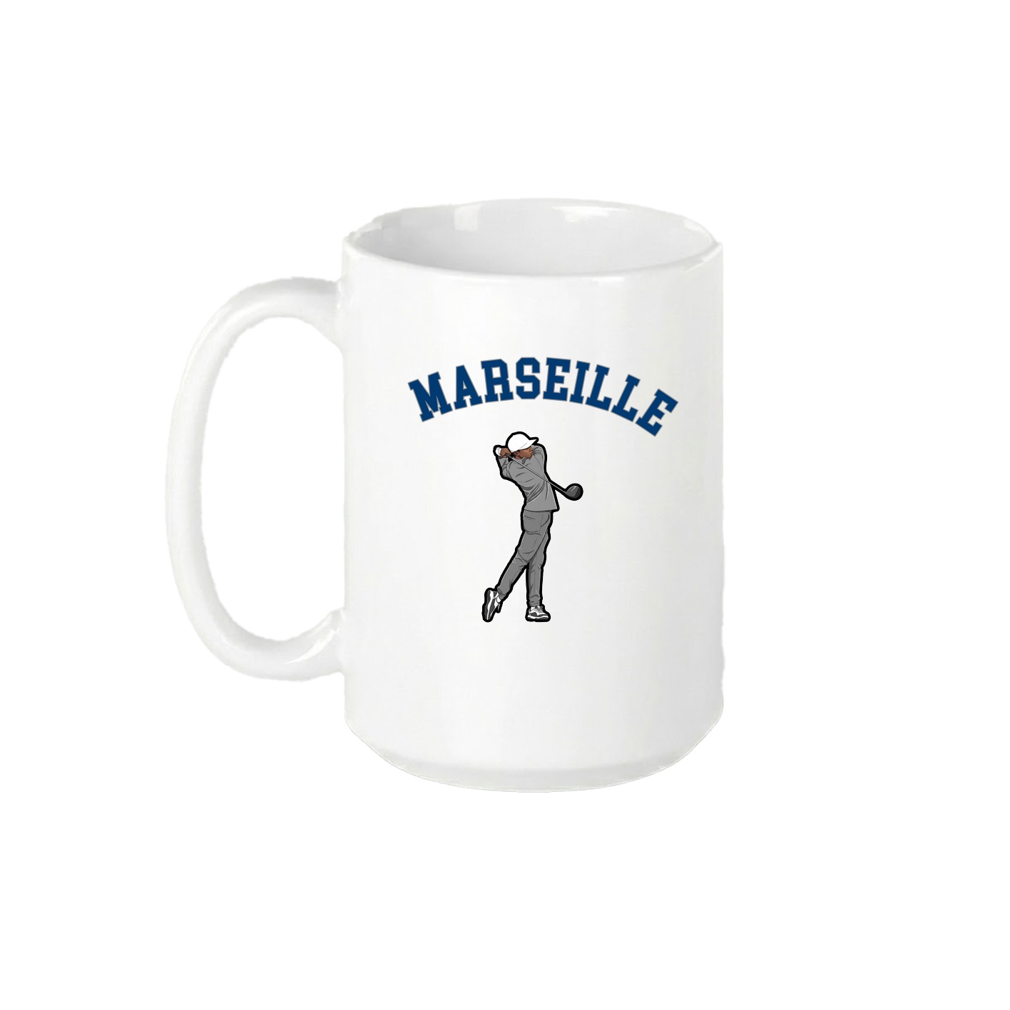 15oz Coffee Mug — Shirsey Arch in White