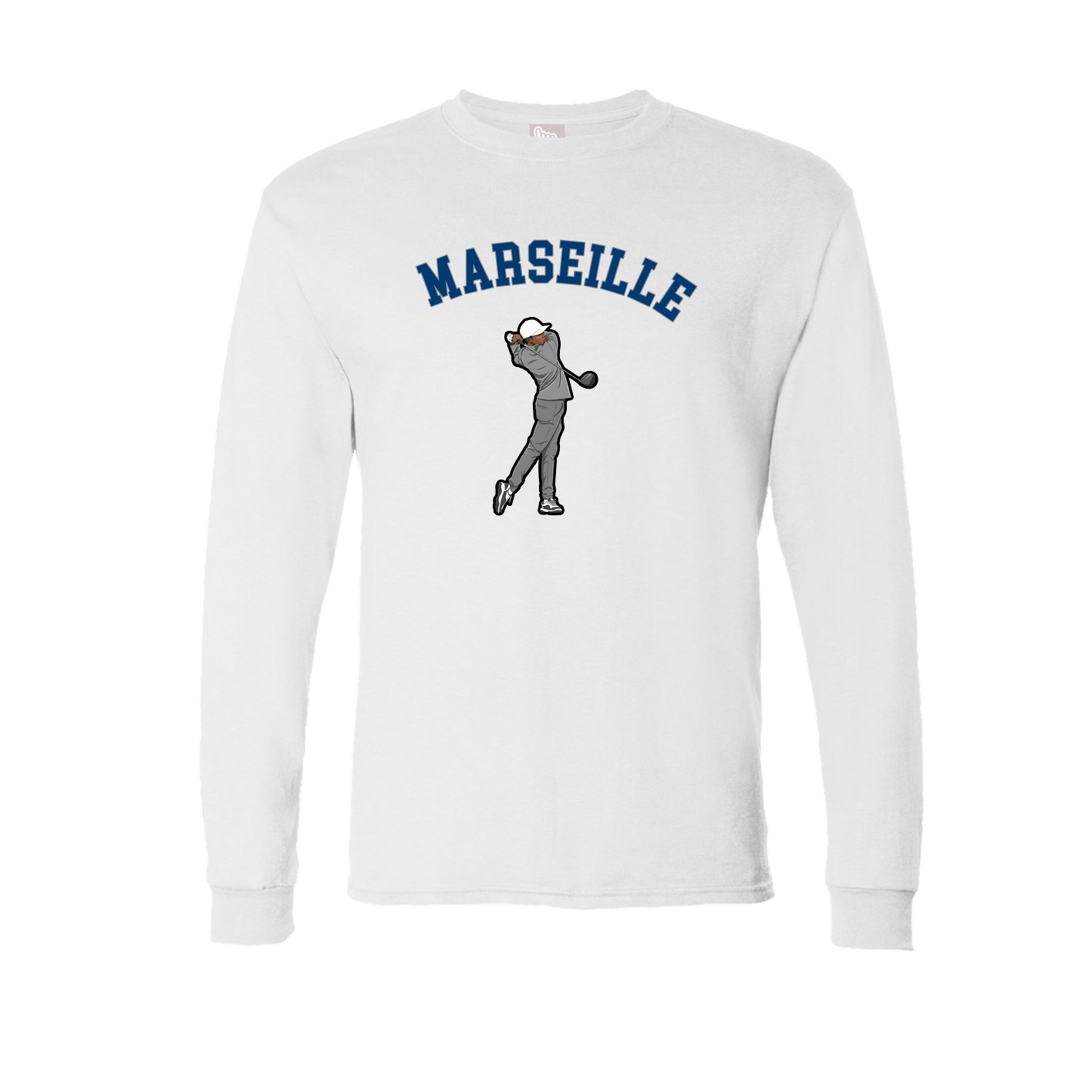 Long Sleeve Tee — Shirsey Arch in White