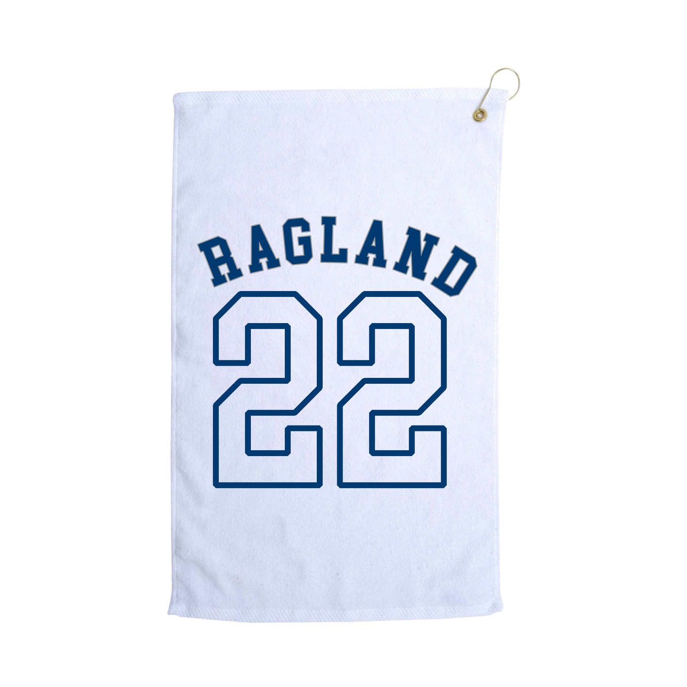 Golf Towel — Shirsey Arch in White