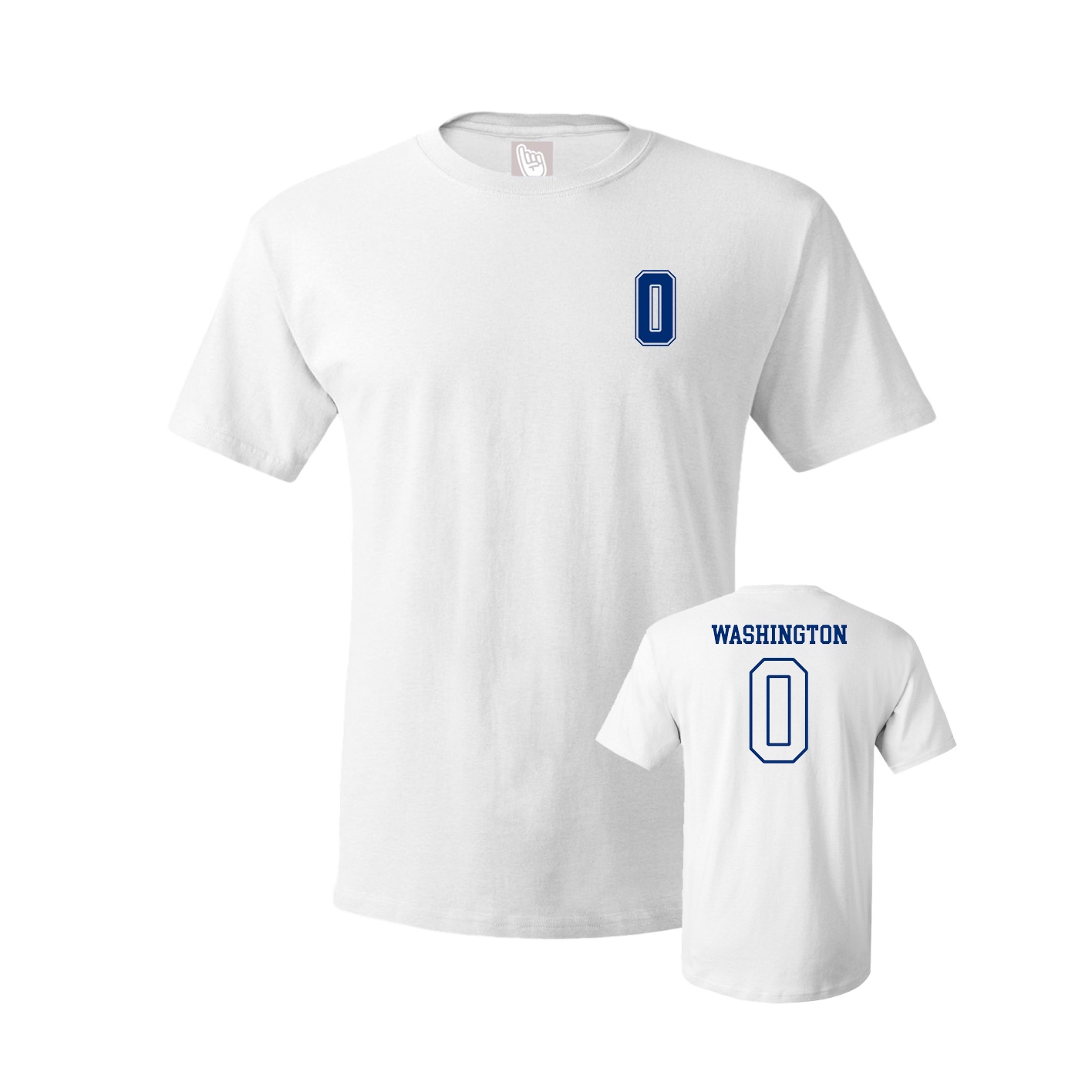 Youth Tee — Chest Back in White