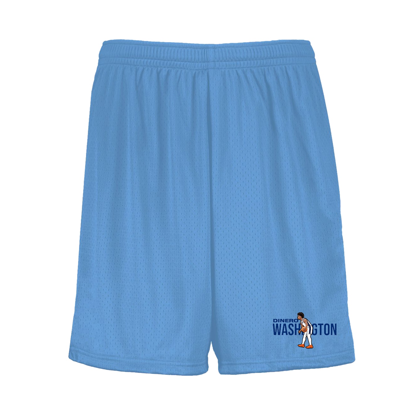 Shorts — Player Name in Light Blue