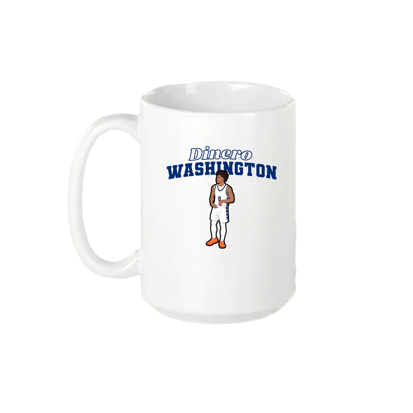 15oz Coffee Mug — Name Arch in White