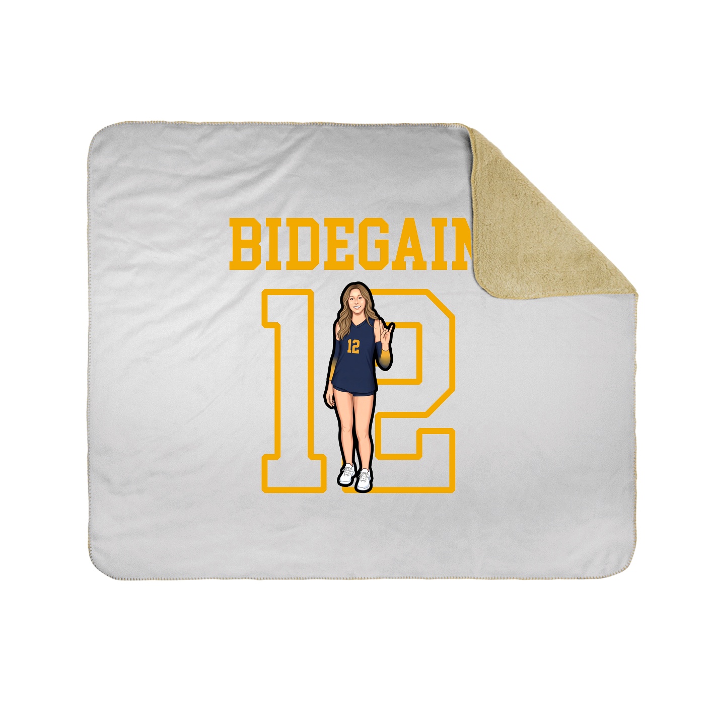 Throw Blanket — Shirsey in White