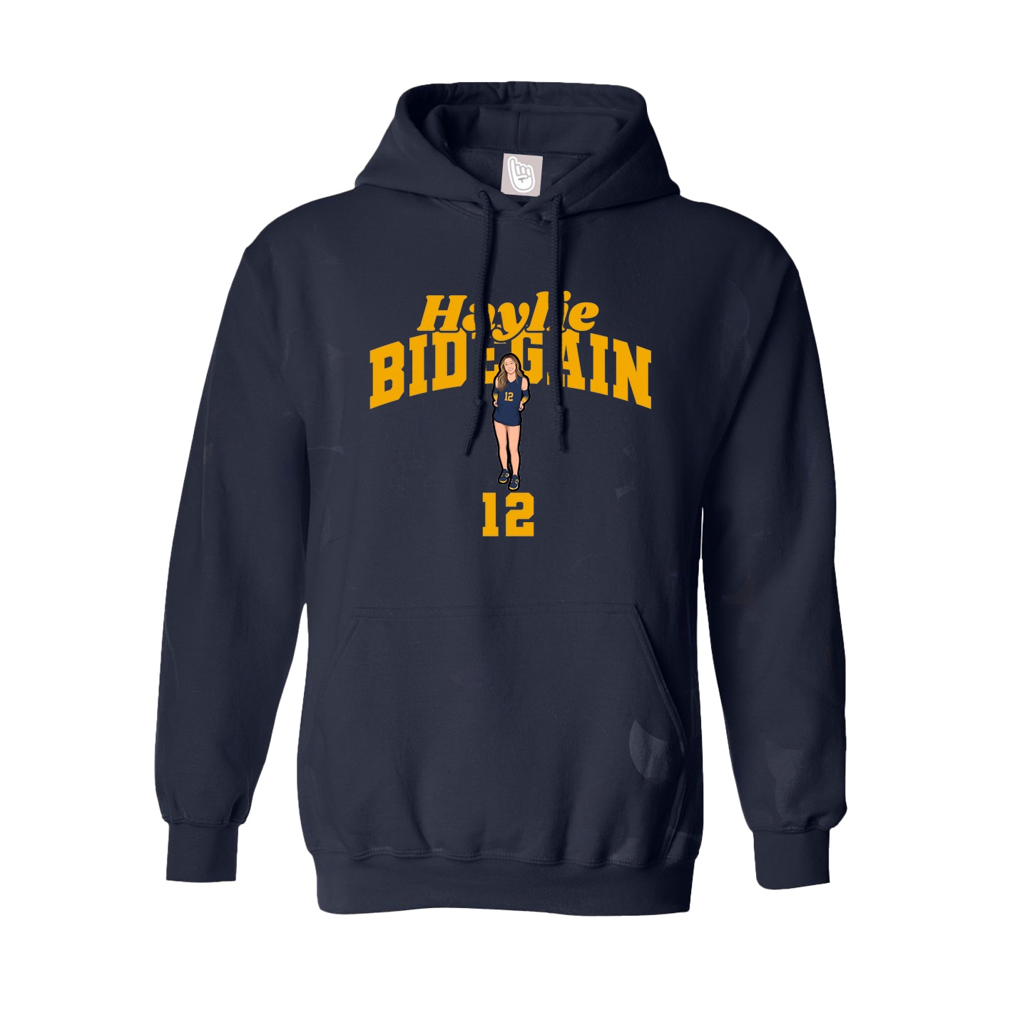 Hoodie — Signature Arch in Navy