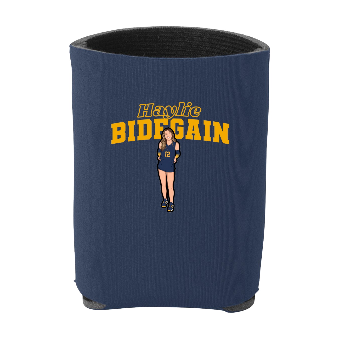 Can Holder — Name Arch in Navy