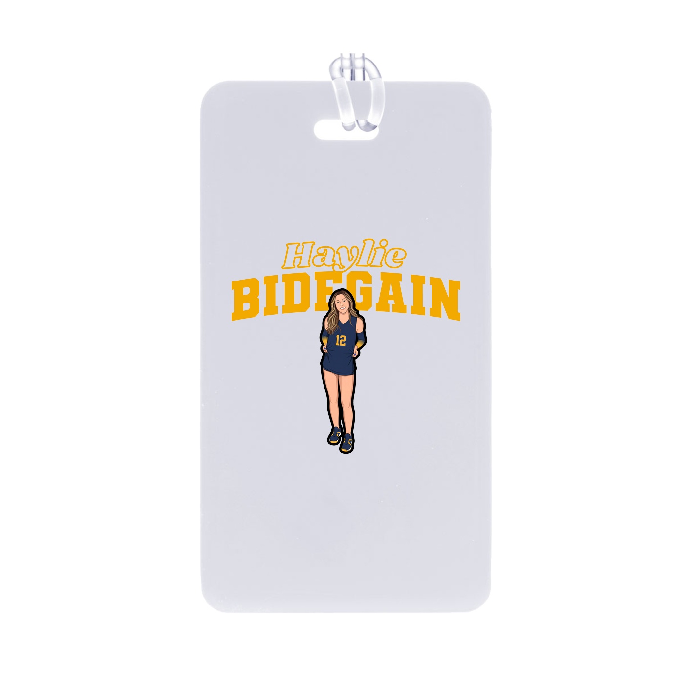 Bag Tag — Name Arch in Classic