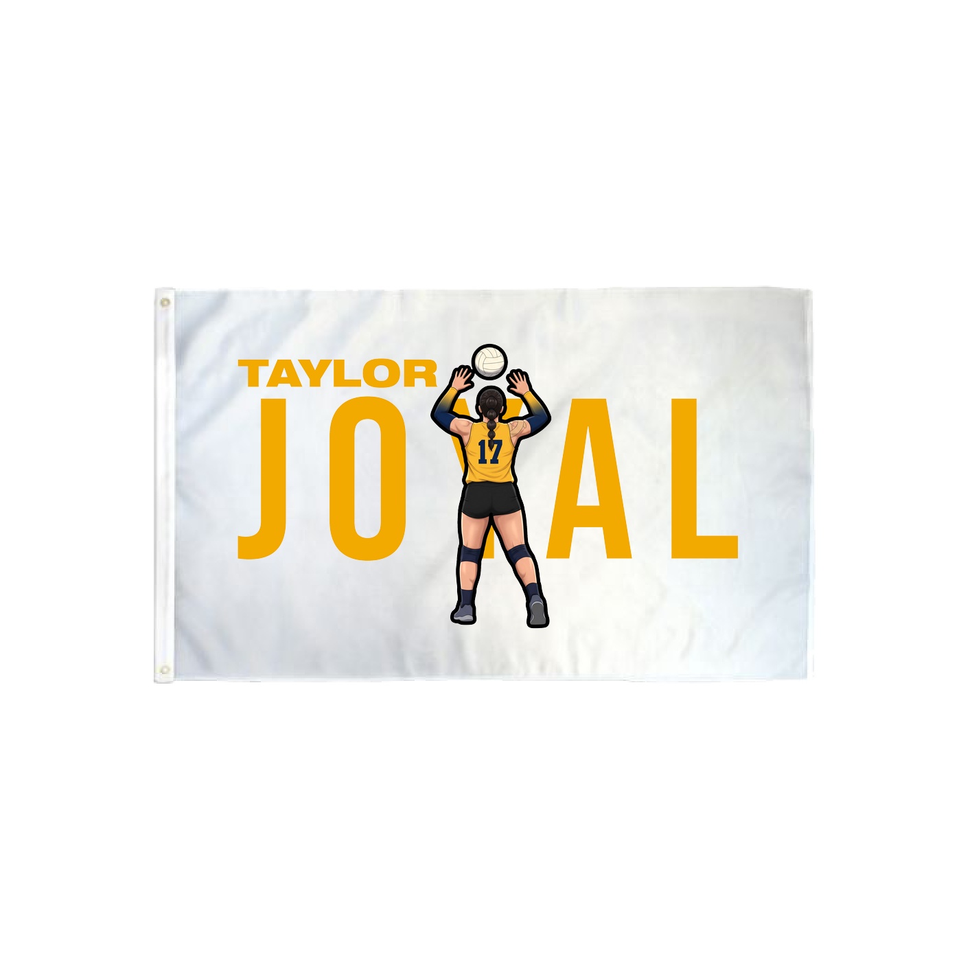 3x5 Flag — Player Name in Classic