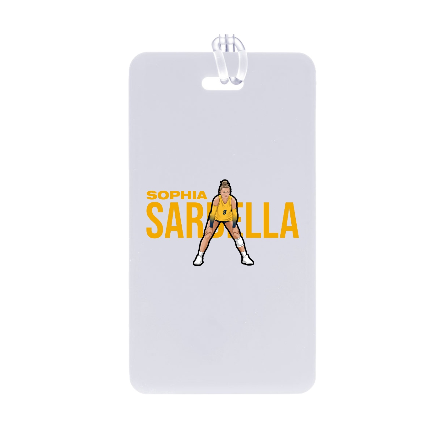 Bag Tag — Player Name in Classic