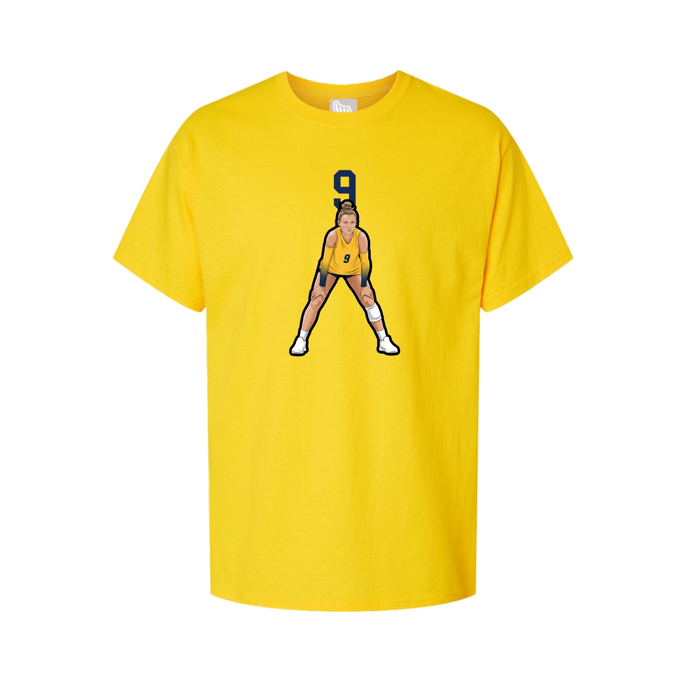 Tee — Number Top in Gold
