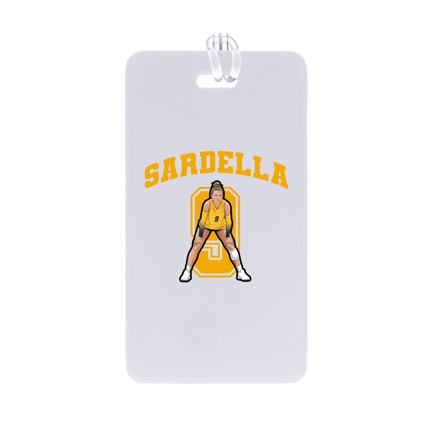 Bag Tag — Number in Classic