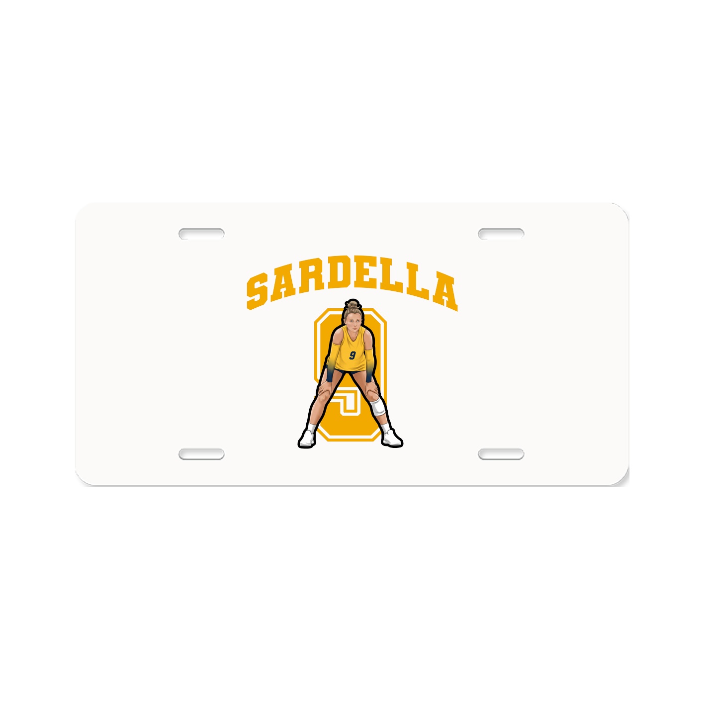 License Plate — Number in Classic